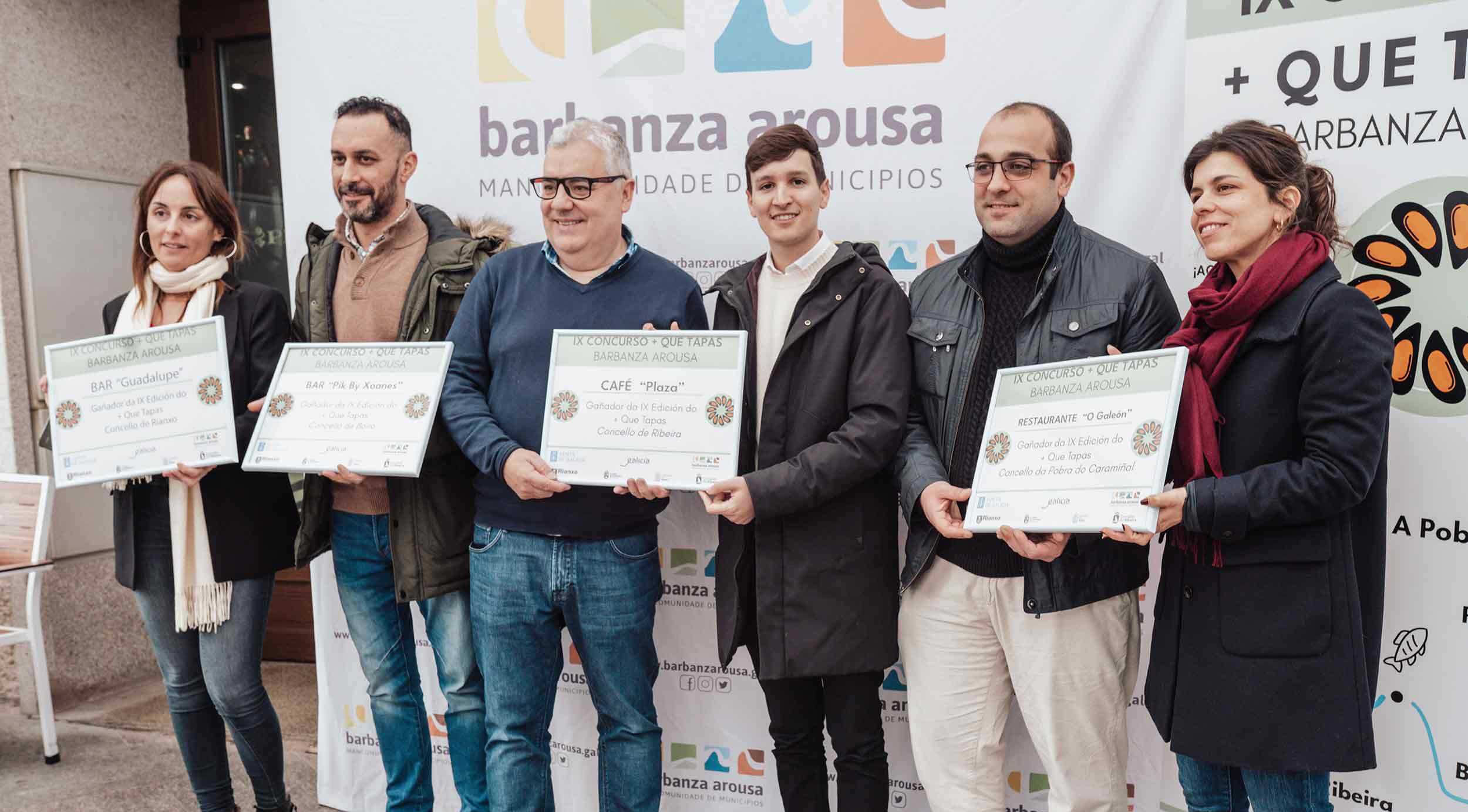 LA MANCOMUNIDAD BARBANZA AROUSA ENTREGA LOS PREMIOS DE LA IX BARBANZA AROUSA + QTAPAS